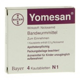 Yomesan Bandwurmmittel Tabletten